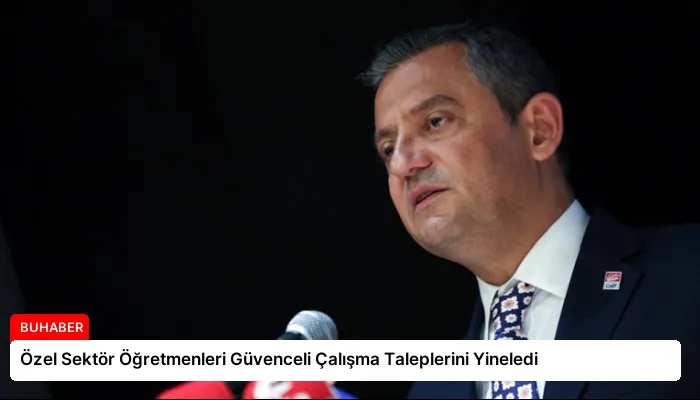 Özel Sektör Öğretmenleri Güvenceli Çalışma Taleplerini Yineledi