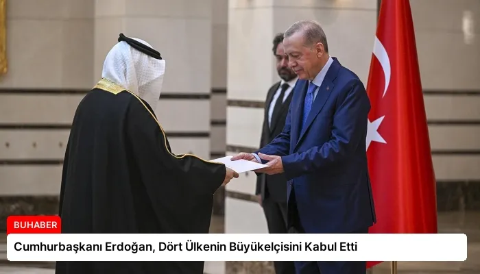 Cumhurbaşkanı Erdoğan, Dört Ülkenin Büyükelçisini Kabul Etti
