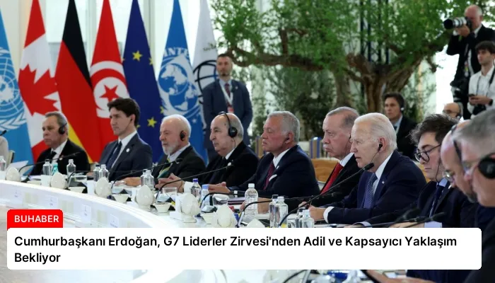 Cumhurbaşkanı Erdoğan, G7 Liderler Zirvesi’nden Adil ve Kapsayıcı Yaklaşım Bekliyor