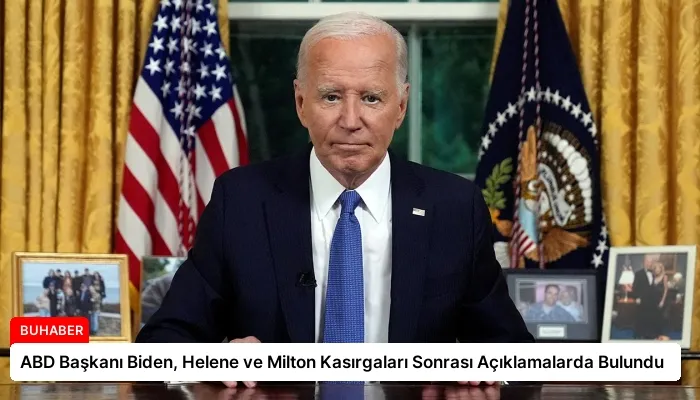 ABD Başkanı Biden, Helene ve Milton Kasırgaları Sonrası Açıklamalarda Bulundu