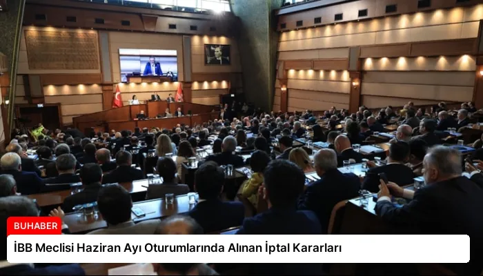 İBB Meclisi Haziran Ayı Oturumlarında Alınan İptal Kararları
