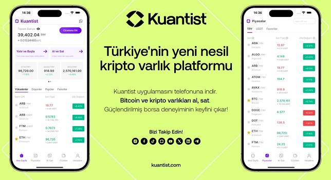 Türkiye’nin yeni nesil kripto varlık platformu, mobil uygulamalarını devreye aldı
