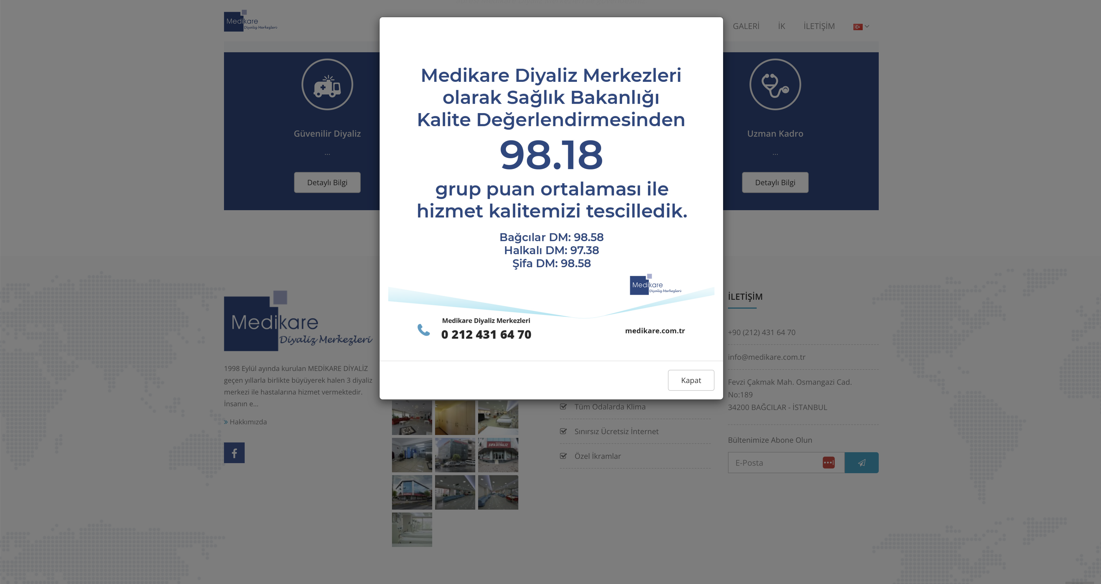 Medikare Diyaliz Merkezleri: İstanbul’da Diyaliz Tedavisinde Güven ve Uzmanlık