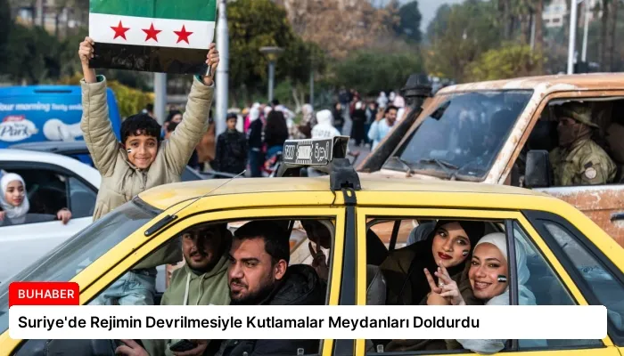 Suriye’de Rejimin Devrilmesiyle Kutlamalar Meydanları Doldurdu