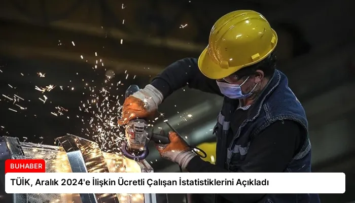 TÜİK, Aralık 2024’e İlişkin Ücretli Çalışan İstatistiklerini Açıkladı