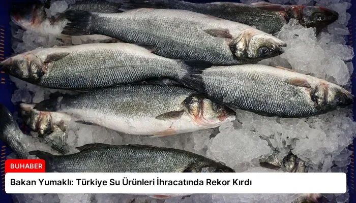 Bakan Yumaklı: Türkiye Su Ürünleri İhracatında Rekor Kırdı
