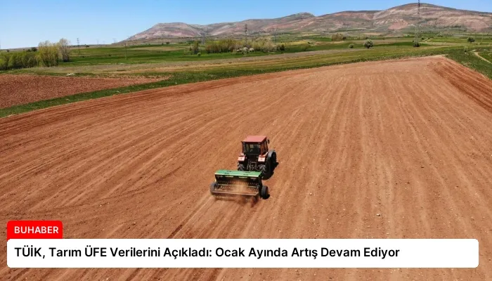 TÜİK, Tarım ÜFE Verilerini Açıkladı: Ocak Ayında Artış Devam Ediyor