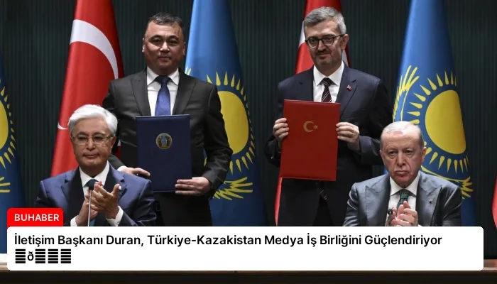 İletişim Başkanı Duran, Türkiye-Kazakistan Medya İş Birliğini Güçlendiriyor ⏬👇