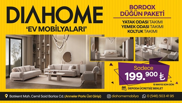 Gaziantep’te Mobilya Sektörünün Güçlü İsmi: Diahome Mobilya