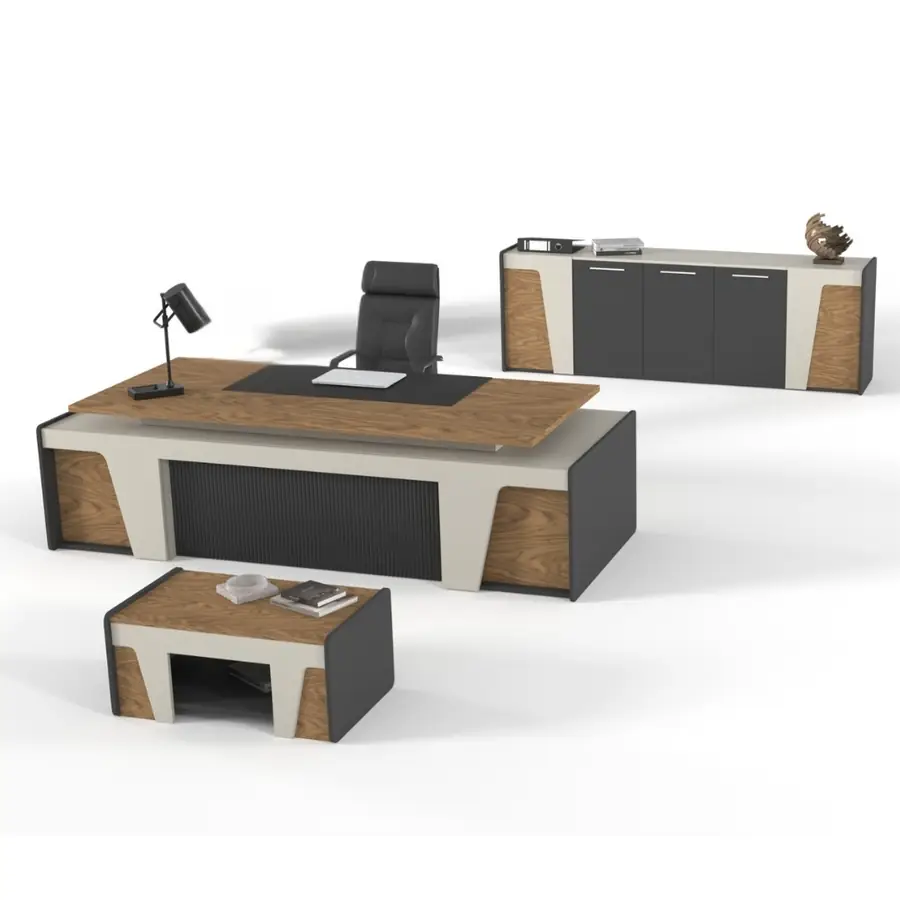 Oval Ofis Masası ile Daha Akıcı ve Estetik Çalışma Alanları