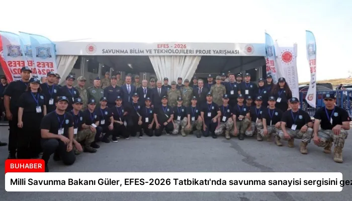 Milli Savunma Bakanı Güler, EFES-2026 Tatbikatı’nda savunma sanayisi sergisini gezdi