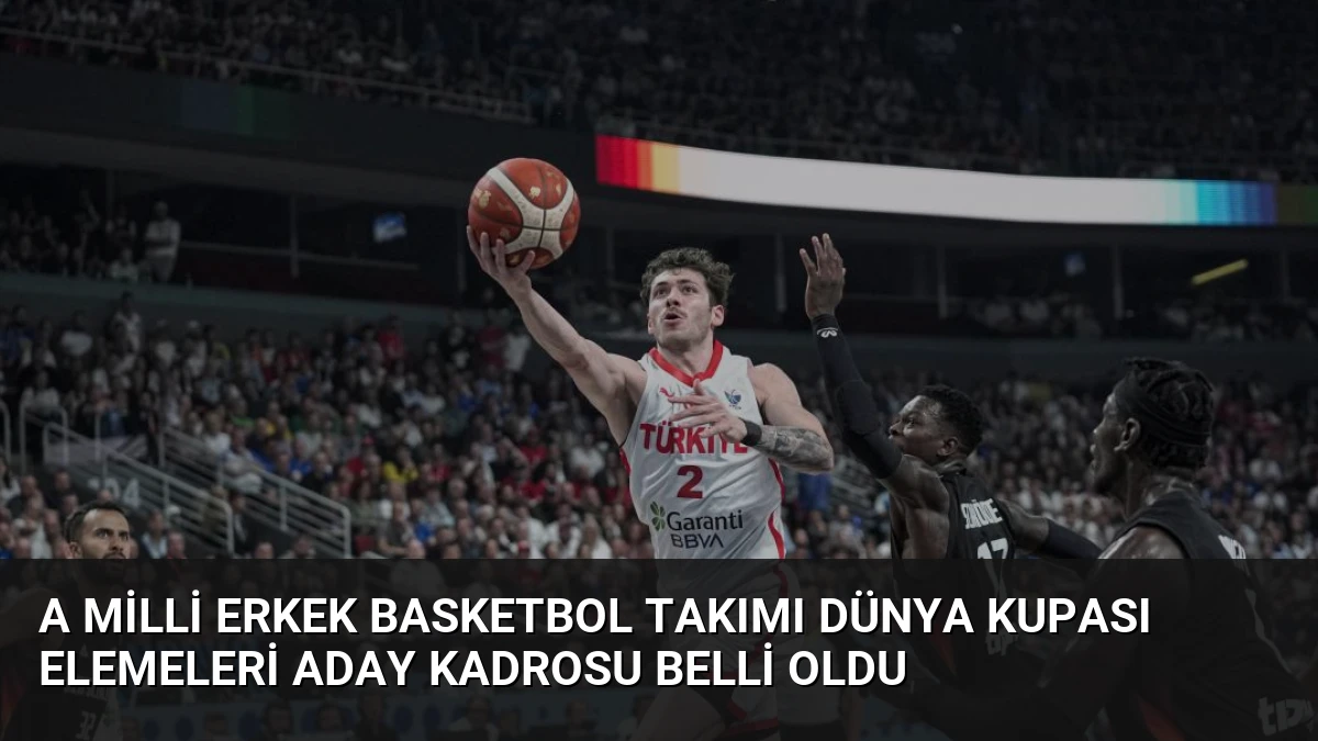 A Milli Erkek Basketbol Takımı Dünya Kupası Elemeleri Aday Kadrosu Belli Oldu