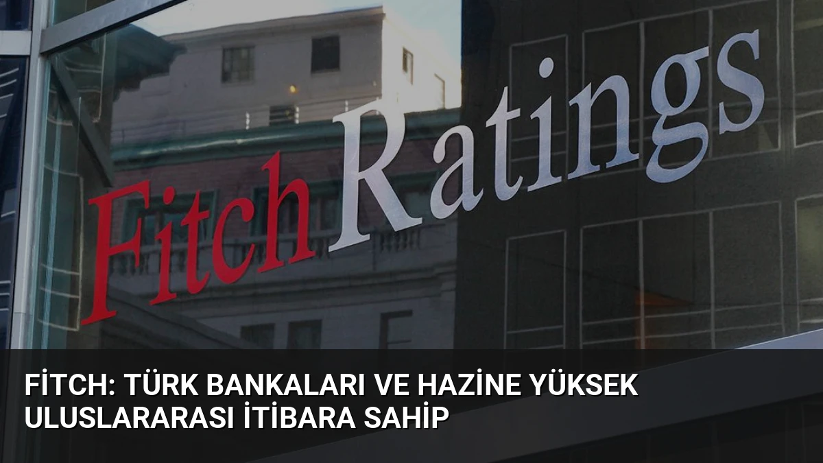 Fitch: Türk Bankaları ve Hazine Yüksek Uluslararası İtibara Sahip