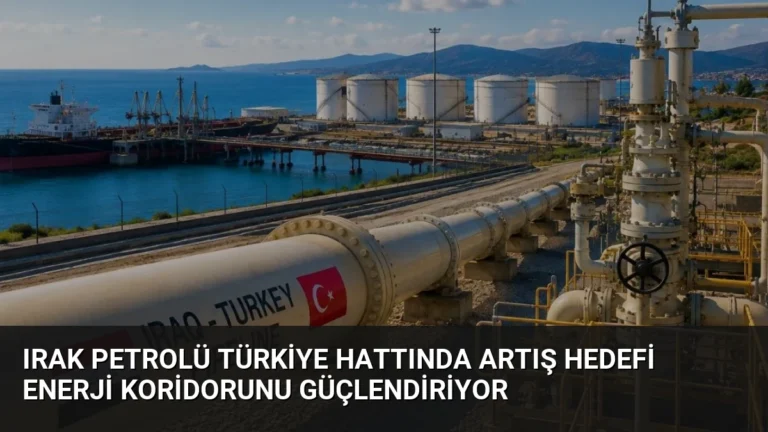 Irak Petrolü Türkiye Hattında Artış Hedefi Enerji Koridorunu Güçlendiriyor