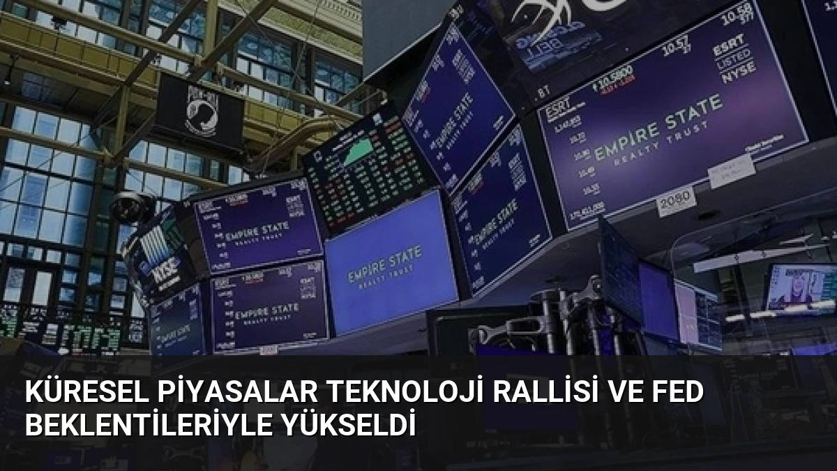 Küresel Piyasalar Teknoloji Rallisi ve Fed Beklentileriyle Yükseldi