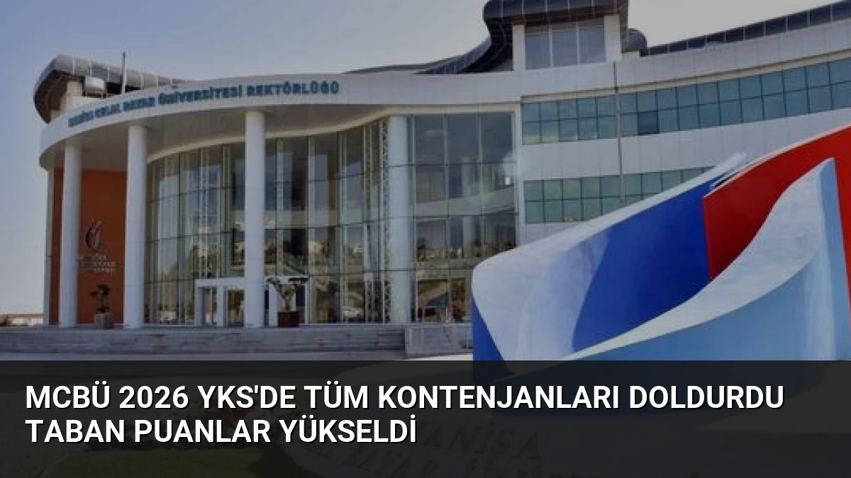 MCBÜ 2026 YKS’de Tüm Kontenjanları Doldurdu Taban Puanlar Yükseldi
