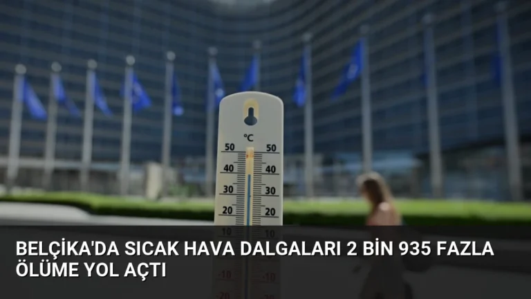 Belçika’da Sıcak Hava Dalgaları 2 Bin 935 Fazla Ölüme Yol Açtı
