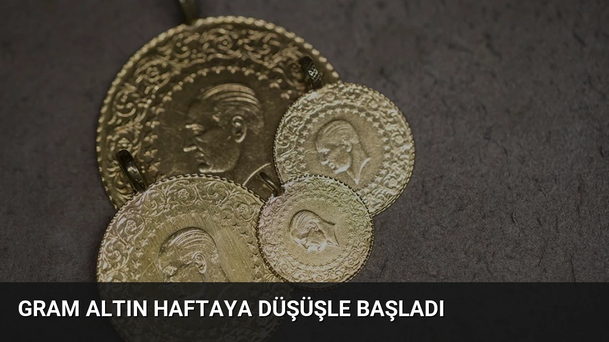 Gram Altın Haftaya Düşüşle Başladı